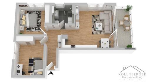 Foto - Moderne, neuwertige 3-Zimmer-Wohnung in Untergriesbach zu vermieten!