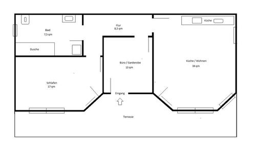 Foto - 2,5 Zimmer 80qm Wohnung in 94327 Bogen