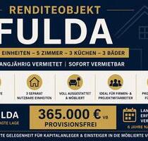 Renditeobjekt 3Einheiten langjährig vermietet provisionsfrei - Fulda Kohlhaus