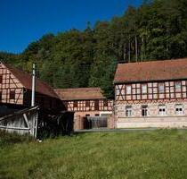 Histor. Dreiseithof Bauernhaus Fachwerk Selbstversorger Land Wald - Unterwellenborn