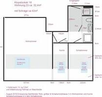 Kleines Apartment 32m² Raunheim Dachgeschoss