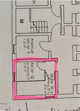 Foto - 14qm Kellerraum, Lager, Abstellraum, Archiv - trocken