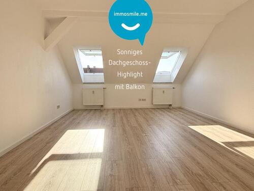 Foto - 3 Zimmer • Kassberg • Balkon • schickes Laminat • Bad mit Wanne • Dachgeschoss • mal Anschauen !?