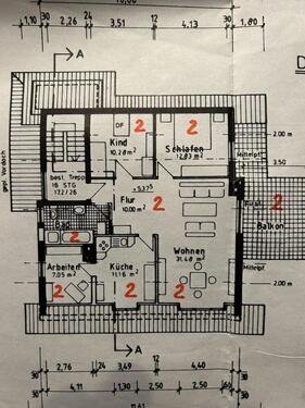 Foto - 4 Zimmer Wohnung zu vermieten - 690,00 EUR Kaltmiete,