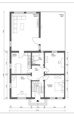 Foto - Erdgeschoßwohnung in Hannover zur Miete