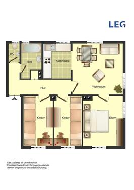 Foto - Etagenwohnung zur Miete in Bocholt