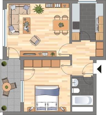 Foto - 2 Zimmer Etagenwohnung in Bremen