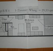 Helles 1-Zimmer App 30m² in Marburg-Wehrda ab 1.April frei - Kirchhain