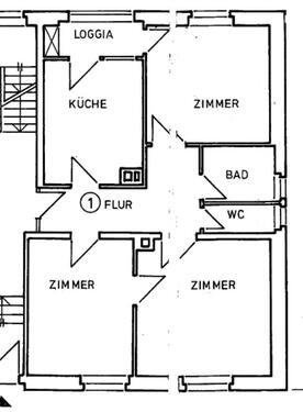 Foto - Etagenwohnung zur Miete in Pforzheim