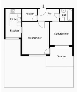Foto - 2.5 Zimmer Etagenwohnung zur Miete in Bietigheim-Bissingen