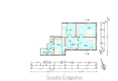 Foto - 3 Zimmer Erdgeschoßwohnung in Südbrookmerland