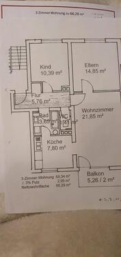 Foto - 3 Zimmer Wohnung zum verkaufen von Privat