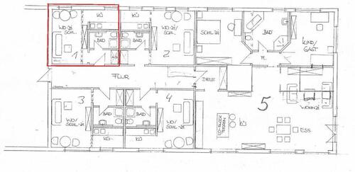 Foto - Single Wohnung 1-2 Zimmer Appartement Wohnung mit Einbauküche