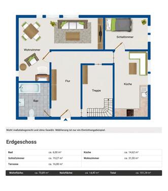 Foto - 4 Zimmer Einfamilienhaus zum Kaufen in Woldegk