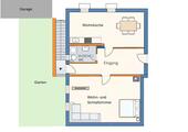 Foto - 2-Zimmer-Wohnung mit Küche & Garten & Garage im UG