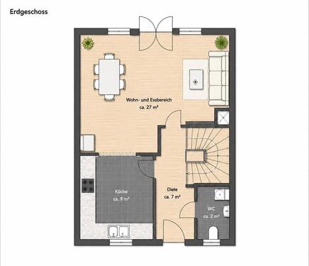 Foto - 4 Zimmer Reihenhaus zum Kaufen in Hamburg