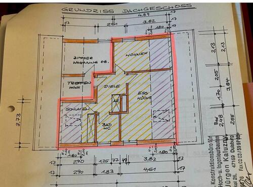 Foto - Dachgeschosswohnung zu vermieten