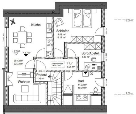 Foto - 73m2, ruhige Lage, von 2022, 3 Zimmer, 2 Stellplätze, energiearm