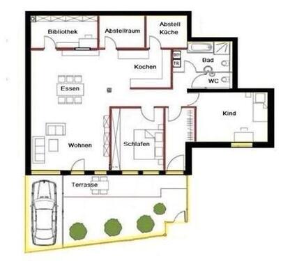 Foto - Provesionsfreie kernsanierte 5 Zimmerwohnung in Top Lage