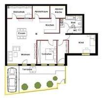 Provesionsfreie kernsanierte 5 Zimmerwohnung in Top Lage - Göppingen Bruckwasen