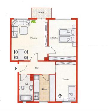 Foto - 3 Zimmer Etagenwohnung zum Kaufen in Metzingen