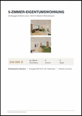Foto - 5-Zimmer-Eigentumswohnung in Bochum-Wiemelhausen
