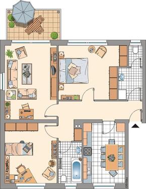 Foto - 3 Zimmer Erdgeschoßwohnung zur Miete in Stolberg (Rheinland)