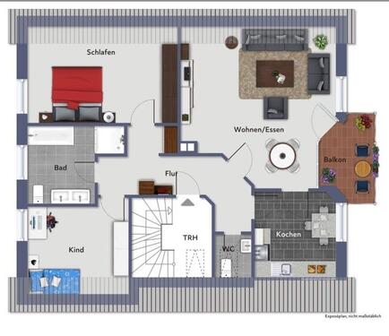 Foto - Sanierte Wohnung zu vermieten - 870,00 EUR Kaltmiete,