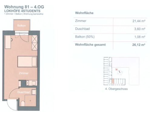 Foto - 1 Zimmer Etagenwohnung in Riedering