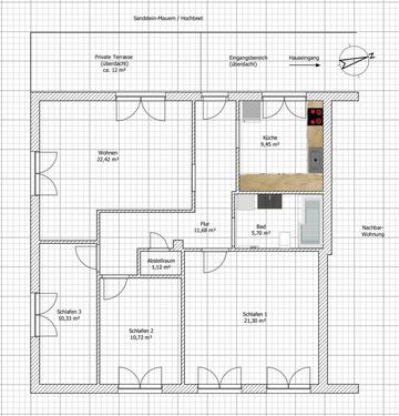 Foto - Wohnung mit Terrasse, Wallbox & Balkonkraftwerk in Trebgast
