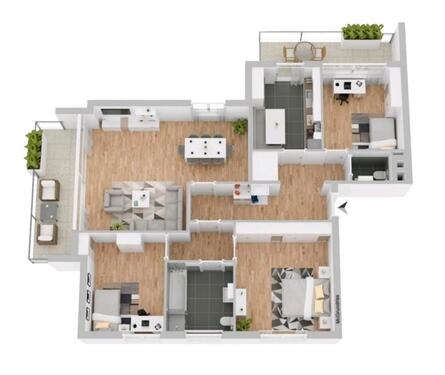 Foto - Schön große und frisch renovierte Wohnung zu vermieten
