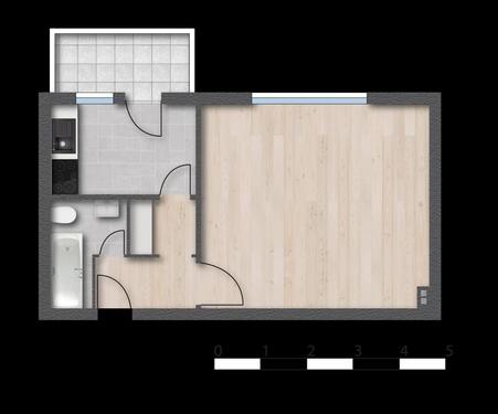 Foto - 1 Zi.Wohng. in guter Lage Maintal-Dörnigheim