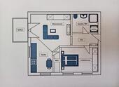 Foto - Mietwohnung - 540,00&nbsp;EUR Kaltmiete, ca.&nbsp; 58,00&nbsp;m&sup2;