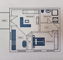 Mietwohnung - 540,00&nbsp;EUR Kaltmiete, ca.&nbsp; 58,00&nbsp;m&sup2; in Wadern (PLZ: 66687)