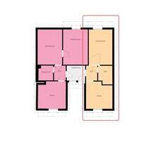 DG rechts 46,56 m² 1-ZKB - Wohnung in zentraler Lage – Weidenstraße 33, Saarbrücken