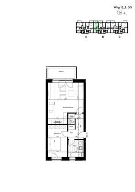 Foto - 2 Zimmer Wohnung mit Balkon und Badewanne in Norderstedt