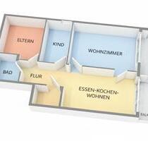 Gepflegte 3 Zimmer Wohnung mit Stellplatz in Kirchham
