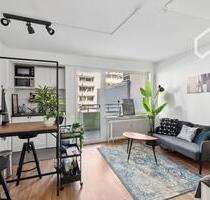 Modernes möbliertes Appartement mit Balkon in Derendorf - Düsseldorf