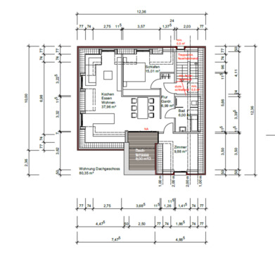 Foto - Exklusive Neubauwohnung Obergeschoss mit großer LoggiaBalkon