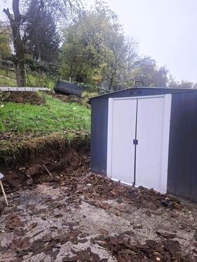 Foto - ➤ Garten Grundstück mit Gartenhaus + Aussicht [Remshalden]