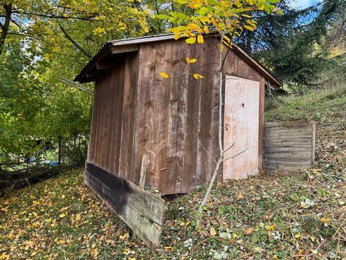 Foto - ➤ Garten Grundstück mit Gartenhaus + schöne Aussicht [Altbach]