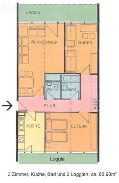 Foto - 3 Zimmer Etagenwohnung zur Miete in Kassel