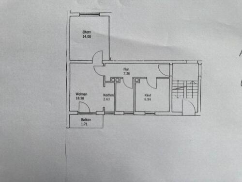 Foto - 2- Zimmer Wohnung Plattling - 500,00&nbsp;EUR Kaltmiete, ca.&nbsp; 50,00&nbsp;m&sup2;