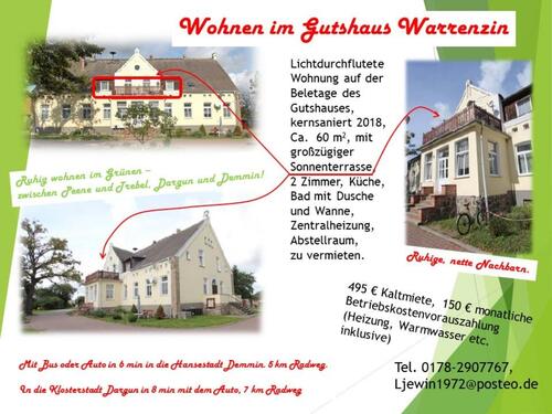 Foto - Etagenwohnung zur Miete in Borrentin