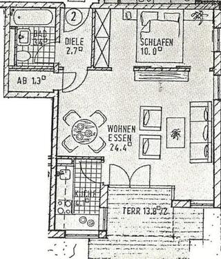 Foto - 2 Zimmer Erdgeschoßwohnung zur Miete in Dresden
