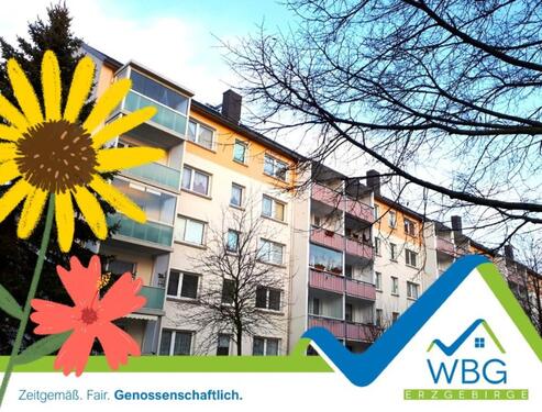 Foto - Hier zieht der Frühling mit ein! Moderne 5-Raum Wohnung in Annaberg-Buchholz!
