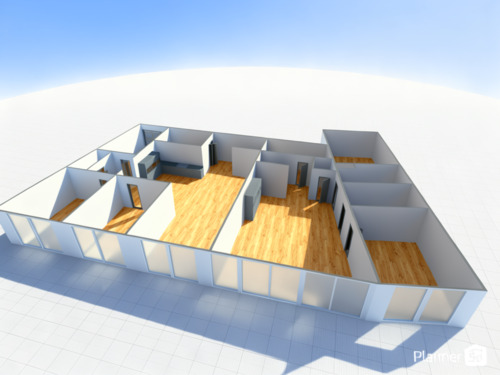 Foto - Loftbüro Praxisfläche (120–280 m²) mit Panoramablick ins Grüne