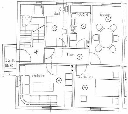 Foto - 3 Zimmer Wohnung in Wasungen - 400,00&nbsp;EUR Kaltmiete, ca.&nbsp; 64,00&nbsp;m&sup2;