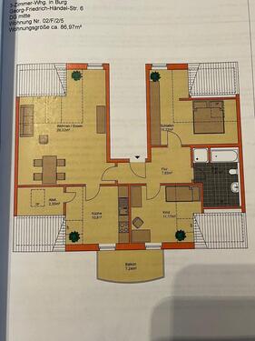 Foto - 3 Zimmer Wohnung zum 1.2.2026 frei