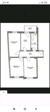 Foto - 3 Raum Wohnung - 600,00&nbsp;EUR Kaltmiete, ca.&nbsp; 68,00&nbsp;m&sup2;